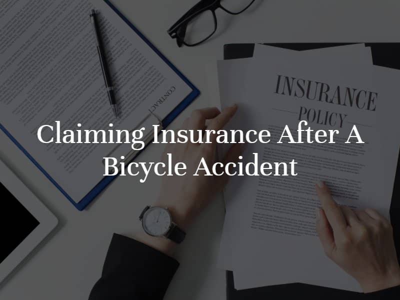 Claiming Insurance After a Bicycle Accident