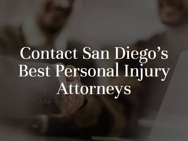 Contact San Diego's Best Personal Injury Attorneys