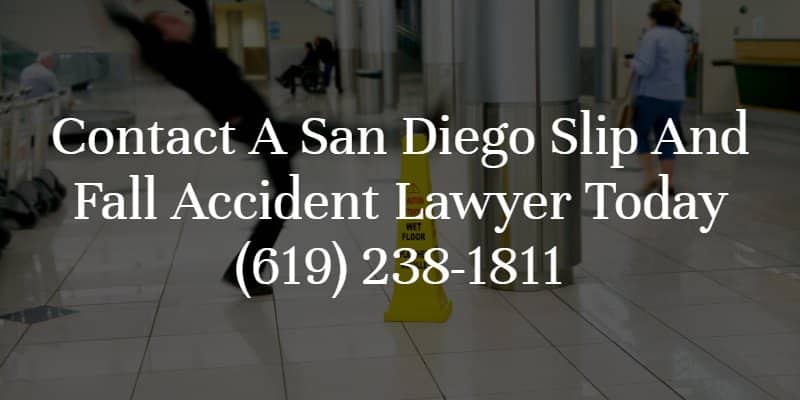 Contact a slip and fall accident lawyer in San Diego 