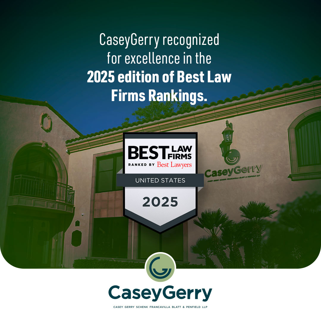 CaseyGerry: 2025 Best Law Firm