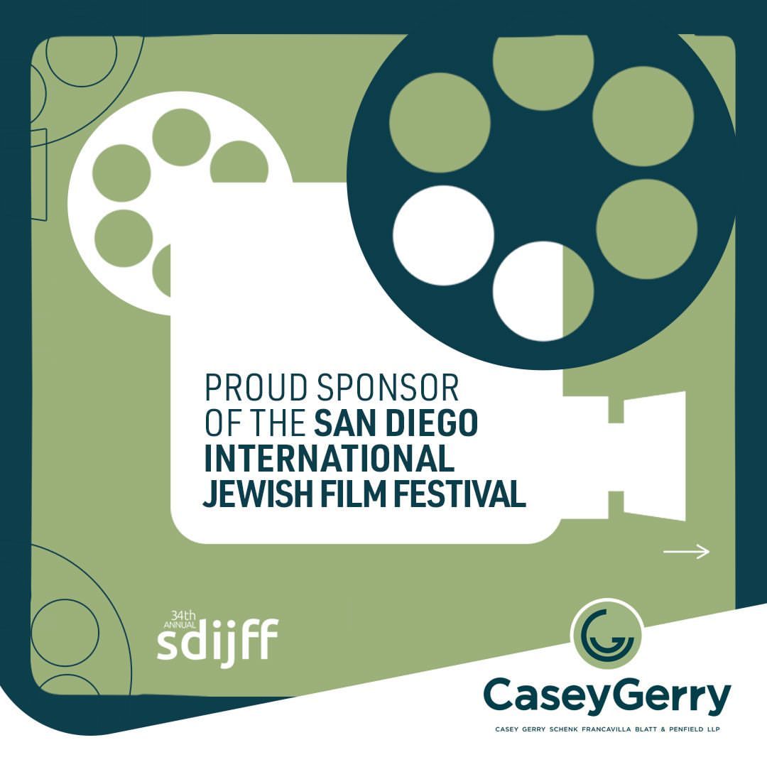 SDJIFF Jewish Festival – <em>Silver Screen Sponsor</em>